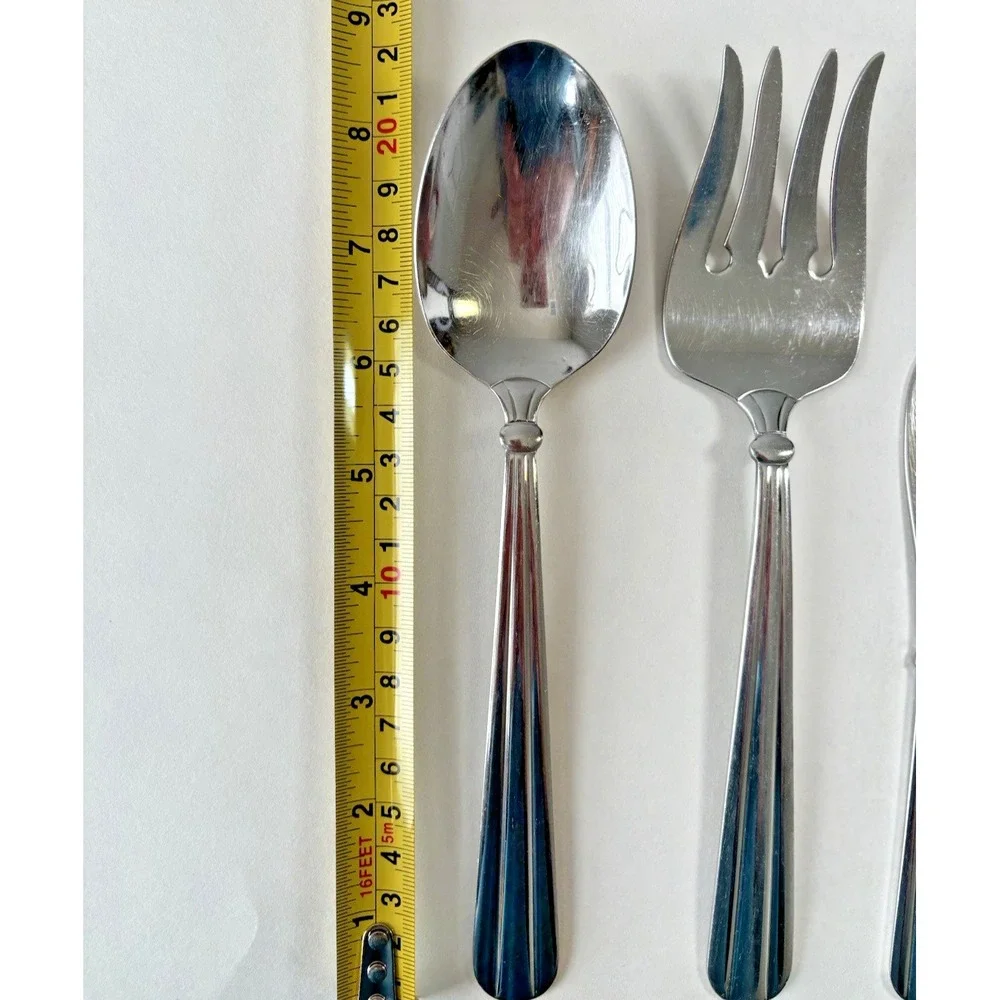 Oneida Stainless Steel UNITY 3 Piece Server Lot Serving‎ Spoon Fork Butter Knife